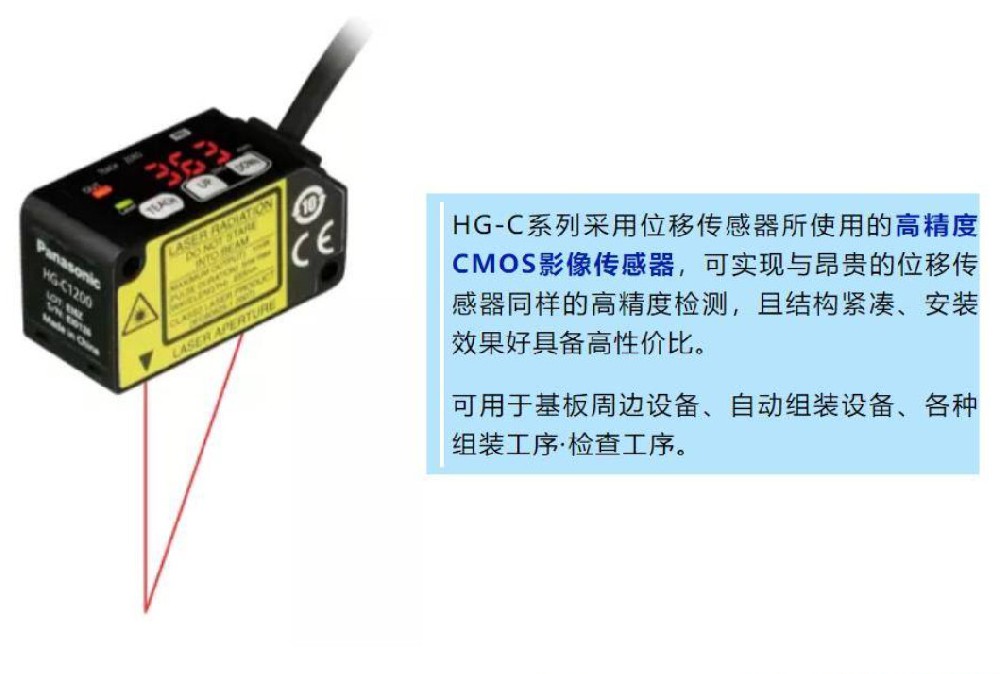 激光位移传感器的丈量原理及应用场合